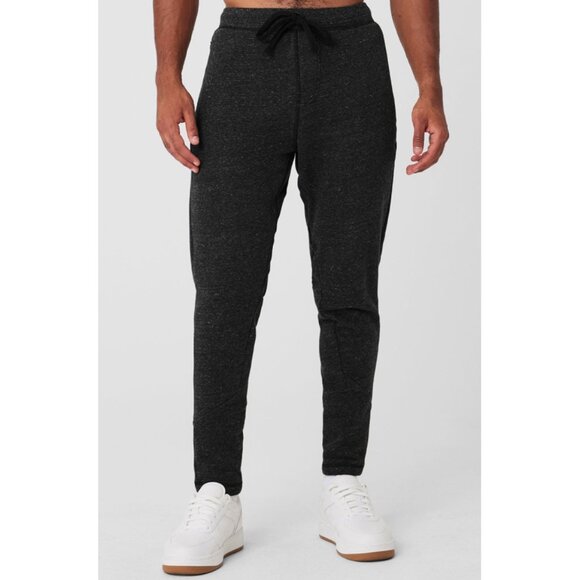 ALO Yoga Other - Alo Triumph Sweatpants Charcoal Black Triblend Grey Slim Sweats Fleece Joggers S